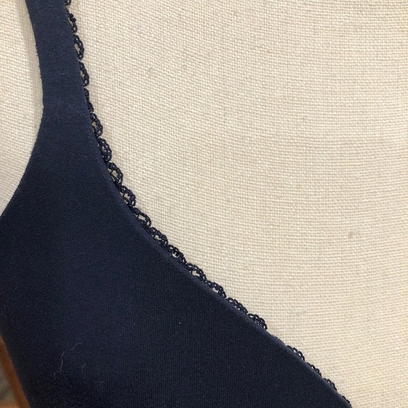 Victoria's Secret Body by Victoria Lined Perfect Coverage Navy/Beige Bra Bundle - Picture 6 of 13